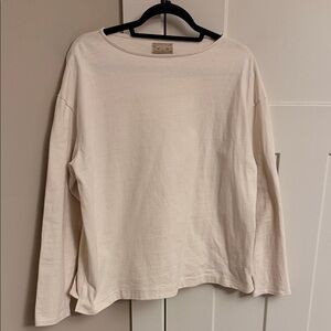 Classic Cream Long Sleeve Tee